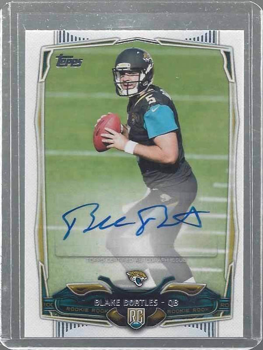 BLAKE BORTLES 2014 TOPPS PHOTO VARIATION SP VARIANT SHORT PRINT ROOKIE AUTO RC