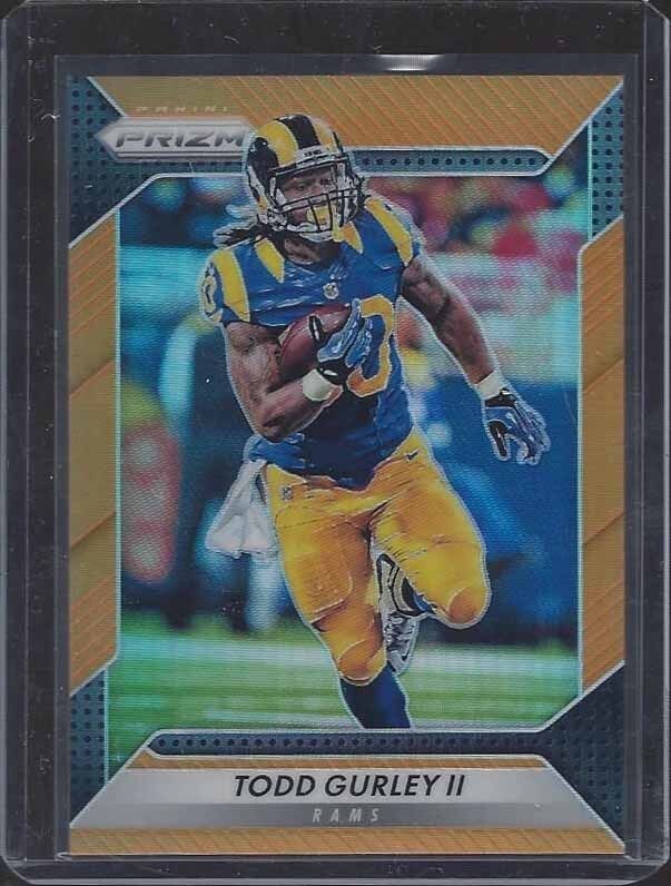TODD GURLEY II 2016 PANINI PRIZM ORANGE PRIZMS REFRACTOR #D 23/299