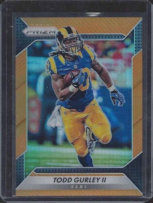 TODD GURLEY II 2016 PANINI PRIZM ORANGE PRIZMS REFRACTOR #D 23/299