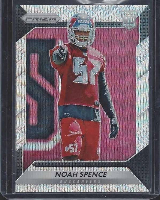 NOAH SPENCE 2016 PANINI PRIZM BLUE WAVE PRIZMS REFRACTOR RC #D 24/149