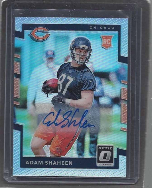 ADAM SHAHEEN 2017 PANINI DONRUSS OPTIC HOLO BEARS ROOKIE AUTO RC #D 39/99