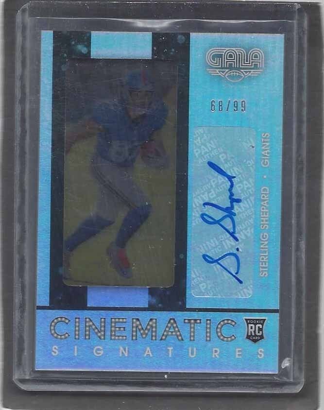 STERLING SHEPARD 2016 GALA CINEMATIC SIGNATURES GIANTS ROOKIE AUTO RC #D 68/99