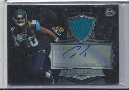 ALLEN ROBINSON 2014 BOWMAN STERLING JAGUARS ROOKIE JERSEY AUTO RC