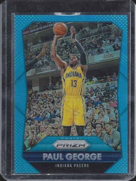 PAUL GEORGE 2015-16 PANINI PRIZM BLUE PRIZMS REFRACTOR #D 12/199