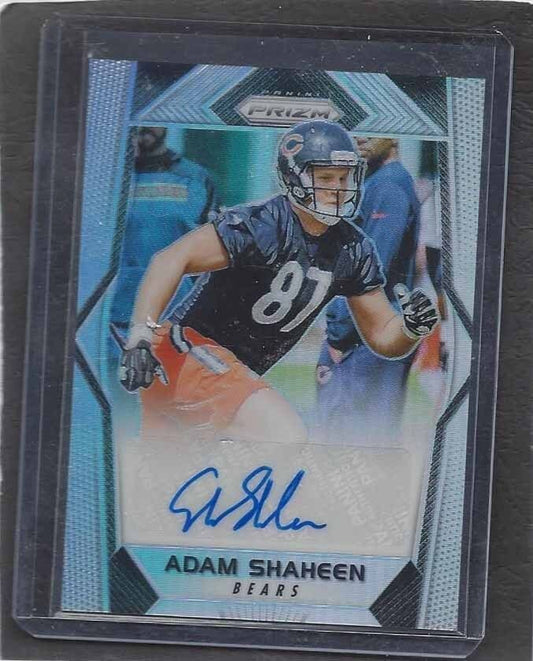 ADAM SHAHEEN 2017 PANINI PRIZM SILVER PRIZMS CHICAGO BEARS ROOKIE AUTO RC