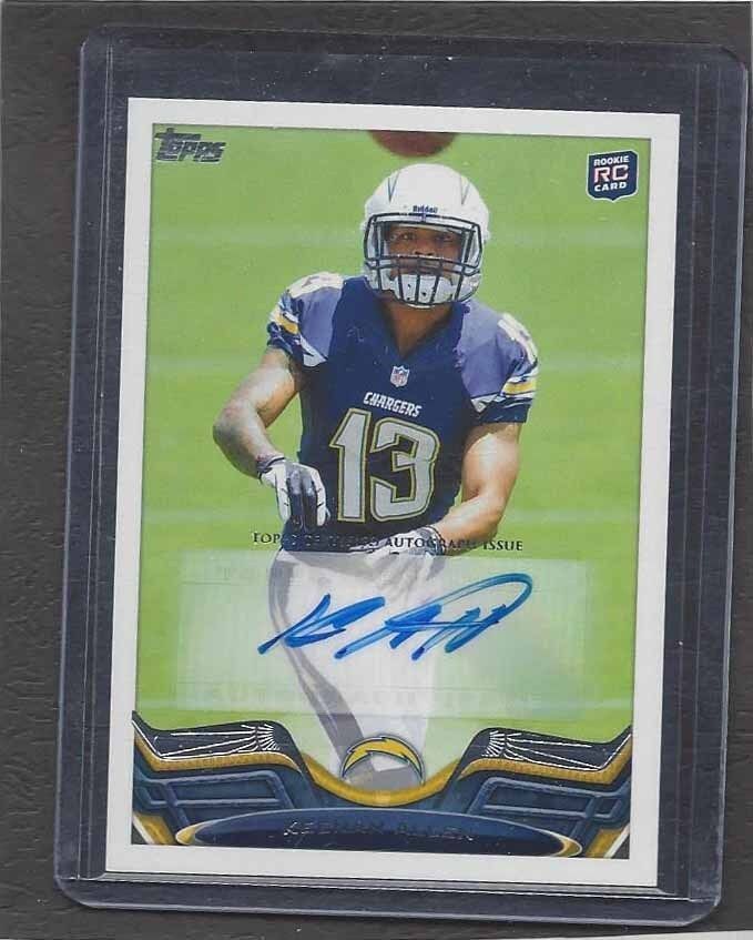 KEENAN ALLEN 2013 TOPPS RARE SP VARIATION SAN DIEGO CHARGERS ROOKIE AUTO RC #435