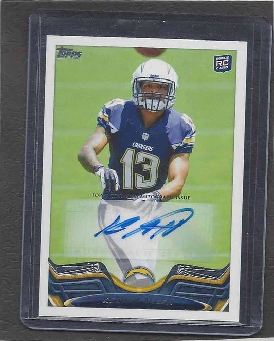 KEENAN ALLEN 2013 TOPPS RARE SP VARIATION SAN DIEGO CHARGERS ROOKIE AUTO RC #435