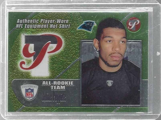 JULIUS PEPPERS 2002 TOPPS PRISTINE ALL ROOKIE TEAM JERSEY RELIC RC