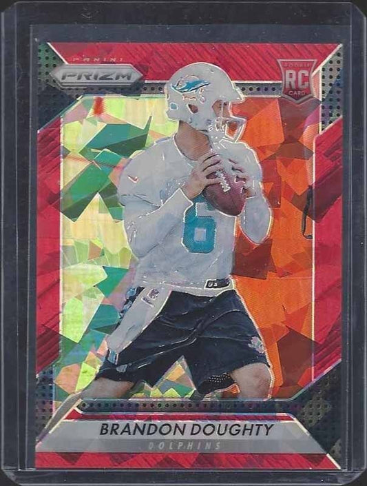 BRANDON DOUGHTY 2016 PANINI PRIZM CRYSTAL RED PRIZMS REFRACTOR RC #D 72/75