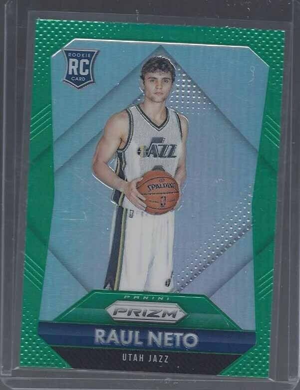 RAUL NETO 2015-16 PANINI PRIZM GREEN SP RARE PRIZMS ROOKIE RC #318
