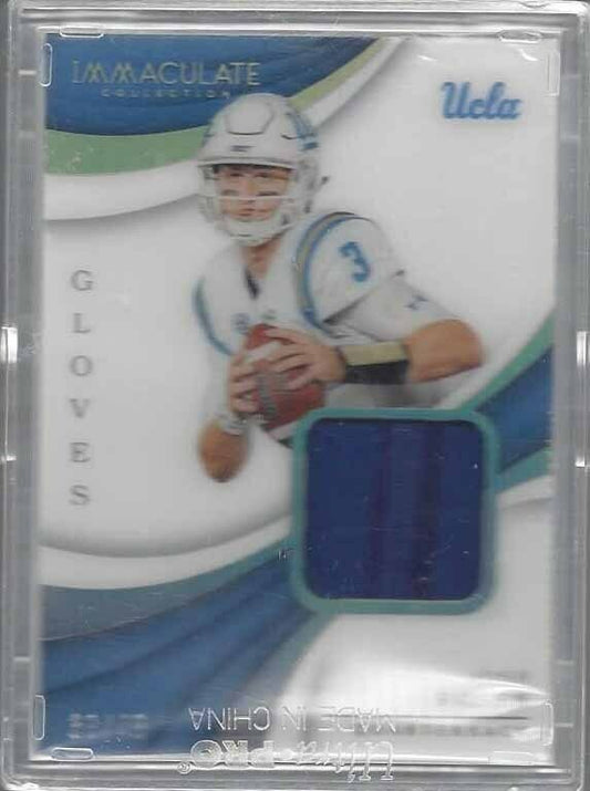 JOSH ROSEN 2018 IMMACULATE GLOVES ROOKIE GLOVE PATCH RC #D 33/48