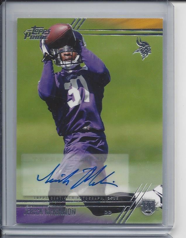 JERICK MCKINNON 2014 TOPPS PRIME VIKINGS ROOKIE AUTO RC #109