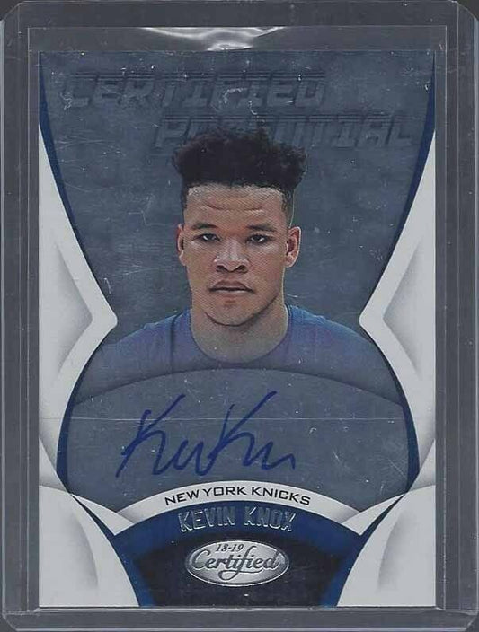 KEVIN KNOX 2018-19 CERTIFIED POTENTIAL ON CARD ROOKIE AUTO RC