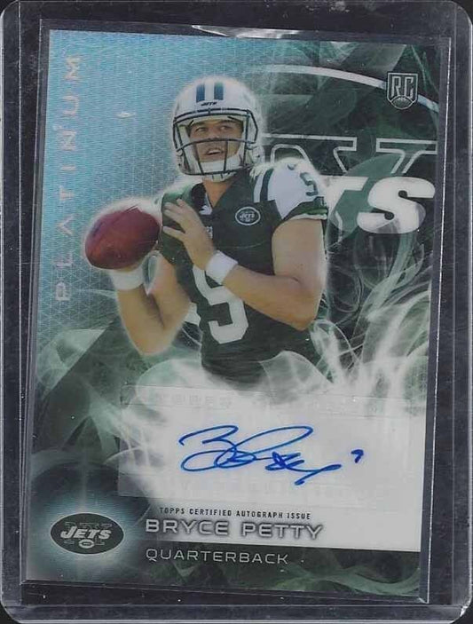 BRYCE PETTY 2015 TOPPS PLATINUM REFRACTOR JETS ROOKIE AUTO RC