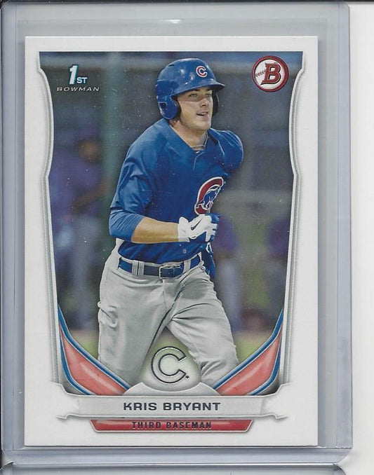 KRIS BRYANT 2014 BOWMAN PROSPECTS CUBS 1ST CARD PROSPECT #25