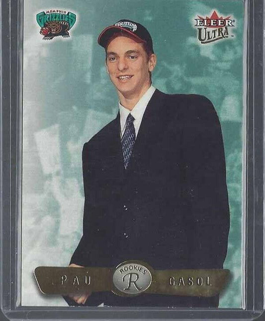 PAU GASOL 2001-02 FLEER ULTRA TRUE ROOKIE RC #D 745/2222