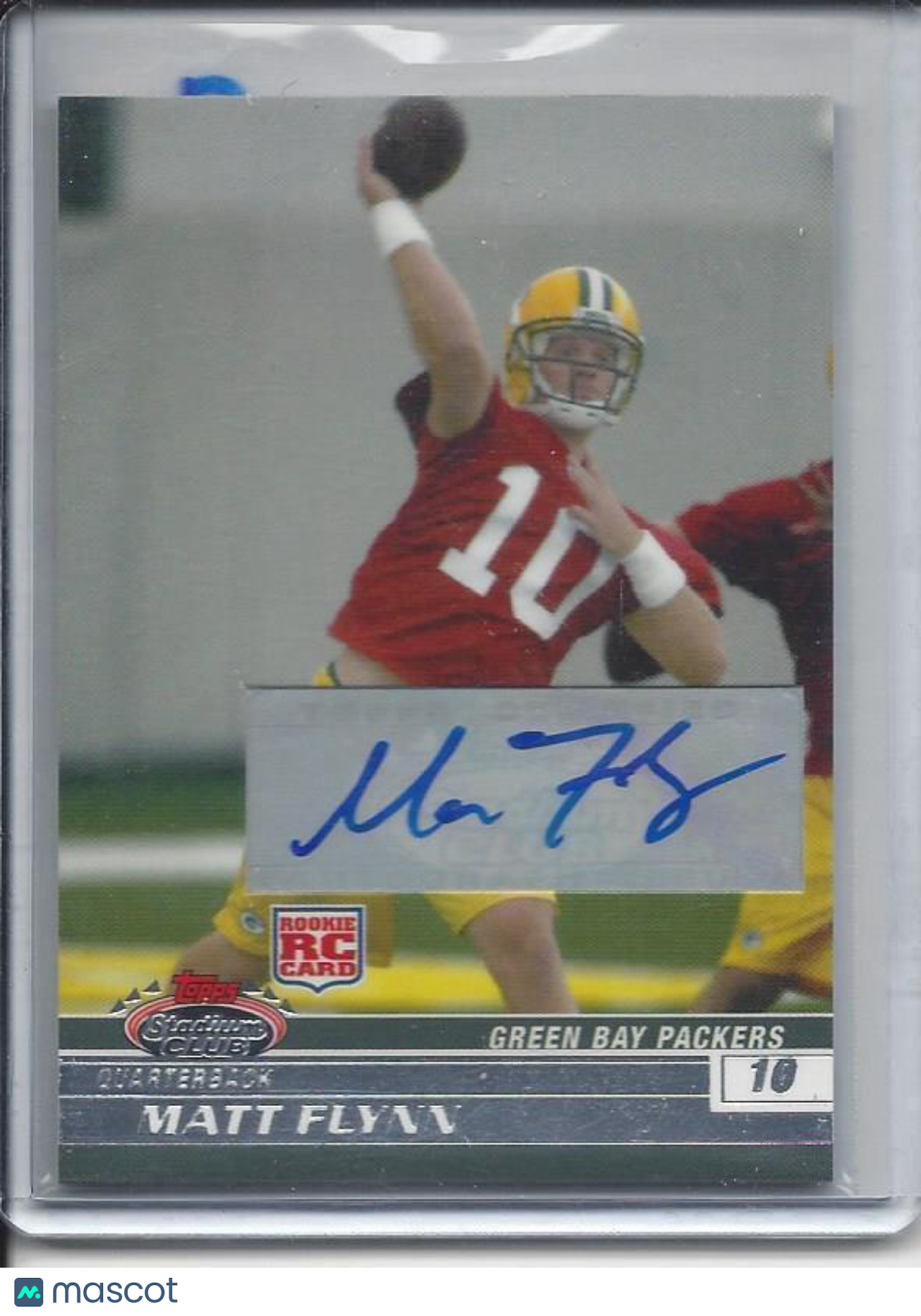 MATT FLYNN 2008 STADIUM CLUB PACKERS ROOKIE AUTO RC #175