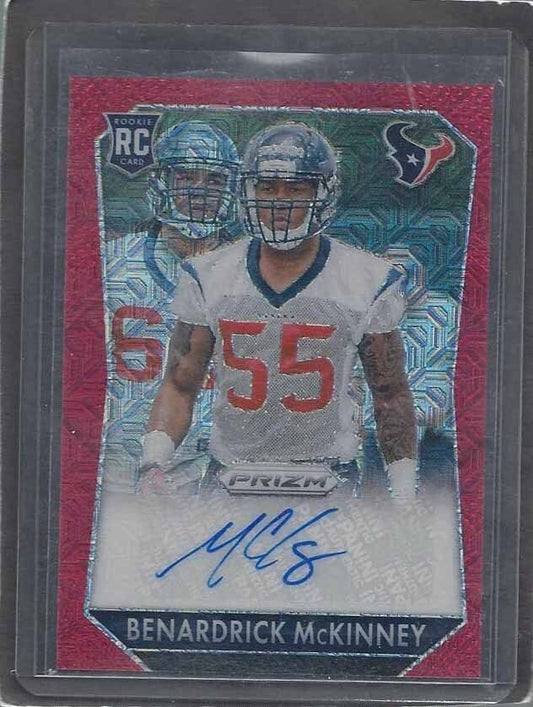 BENARDRICK MCKINNEY 2015 PANINI PRIZM RED MOJO PRIZMS AUTO RC #D 97/99