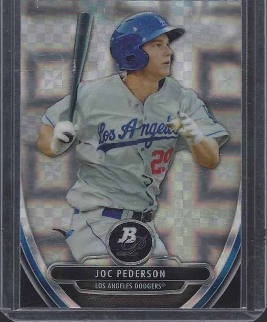 JOC PEDERSON 2013 BOWMAN PLATINUM DODGERS XFRACTOR PROSPECT REFRACTOR #46