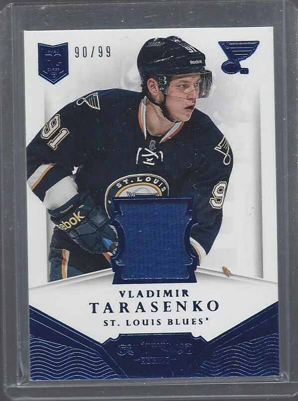 VLADIMIR TARASENKO 2013-14 PANINI DOMINION ROOKIE JERSEY RC #D /99