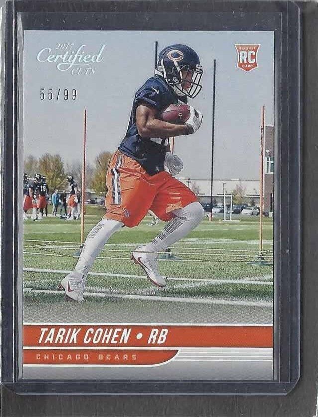 TARIK COHEN 2017 CERTIFIED CUTS SILVER BEARS ROOKIE RC #D 55/99