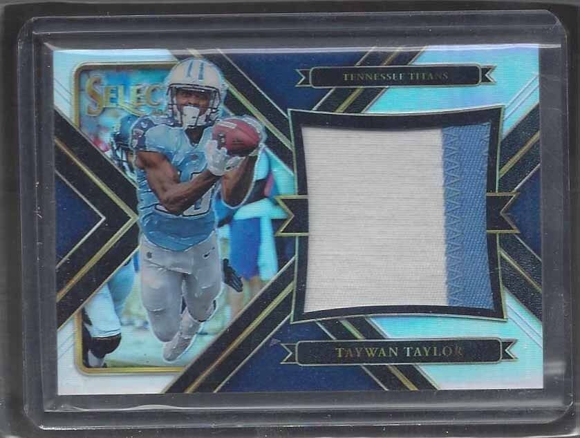 TAYWAN TAYLOR 2017 PANINI SELECT JUMBO TITANS ROOKIE PATCH RC #D 59/99
