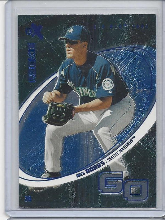 GREG DOBBS 2004 EX E-X ROOKIE ESSENTIAL CREDENTIALS NOW #D 10/59