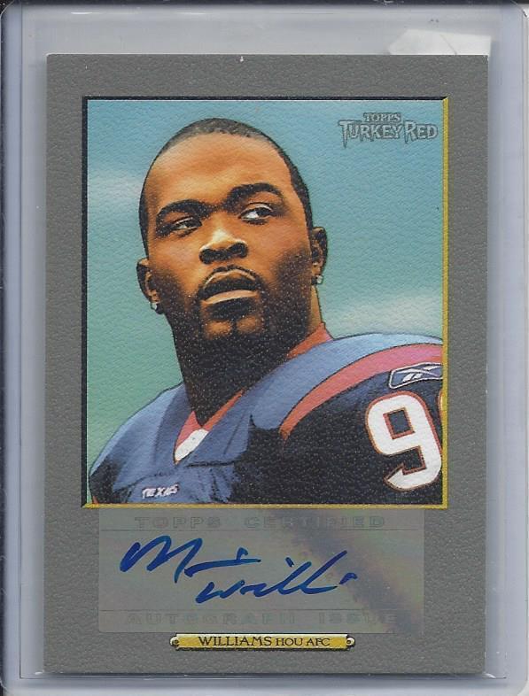 MARIO WILLIAMS 2006 TOPPS TURKEY RED RC AUTO