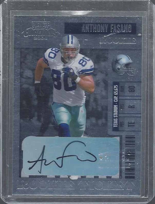 ANTHONY FASANO 2006 PLAYOFF CONTENDERS ROOKIE TICKET TRUE RC AUTO #111