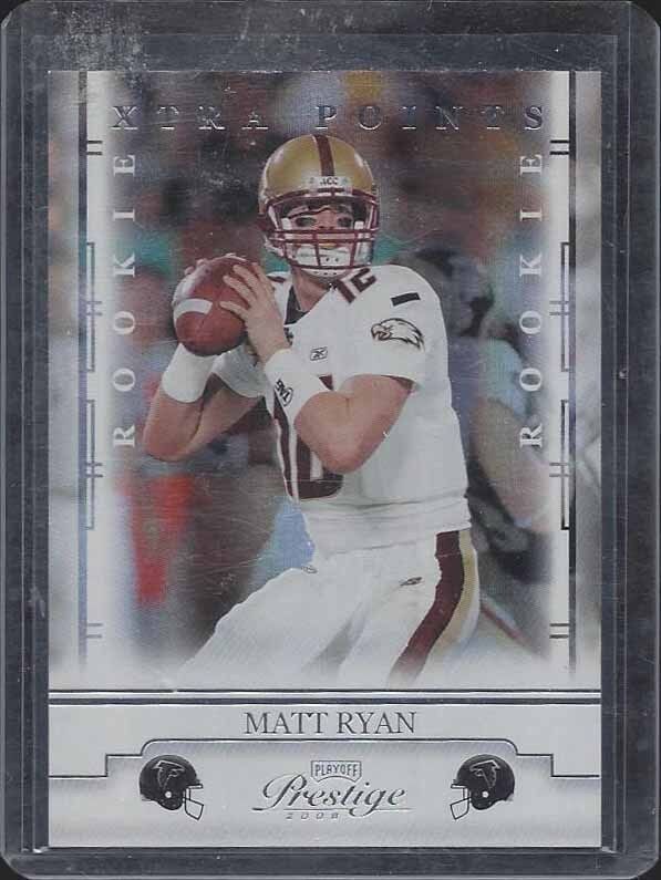 MATT RYAN 2008 PRESTIGE XTRA POINTS SILVER ROOKIE RC #D 217/300