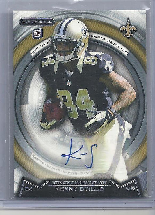 KENNY STILLS 2013 TOPPS STRATA SAINTS AUTO RC #110