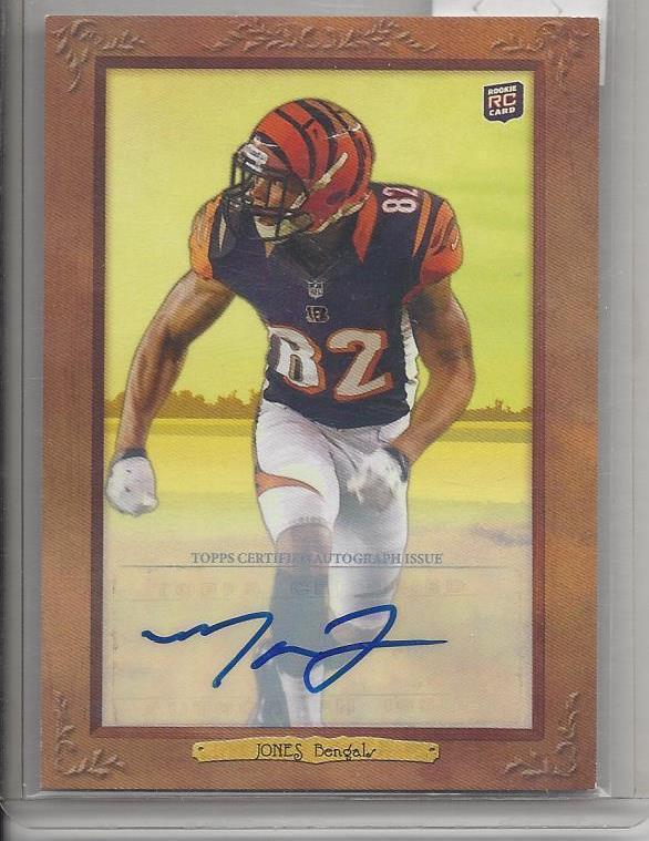 MARVIN JONES 2012 TOPPS TURKEY RED BENGALS AUTO RC #D 371/500