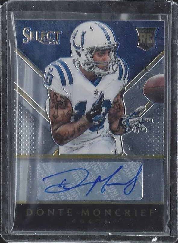 DONTE MONCRIEF 2014 PANINI SELECT COLTS ROOKIE AUTO RC #D /149