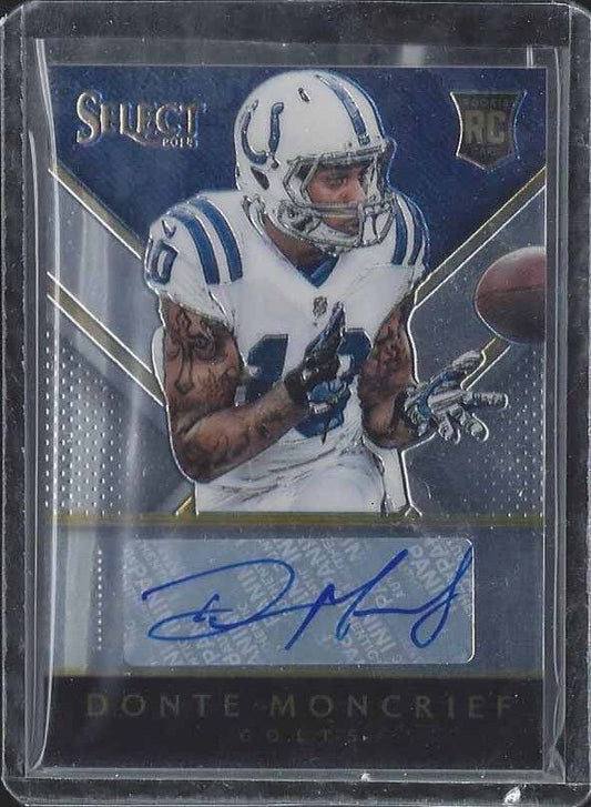 DONTE MONCRIEF 2014 PANINI SELECT COLTS ROOKIE AUTO RC #D /149