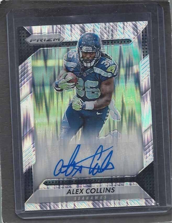 ALEX COLLINS 2016 PANINI PRIZM SILVER FLASH SP PRIZMS ROOKIE AUTO RC /14
