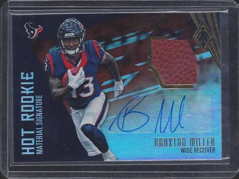 BRAXTON MILLER 2016 PHOENIX HOT ROOKIE MATERIAL SIGNATURE PATCH AUTO RC #D /199