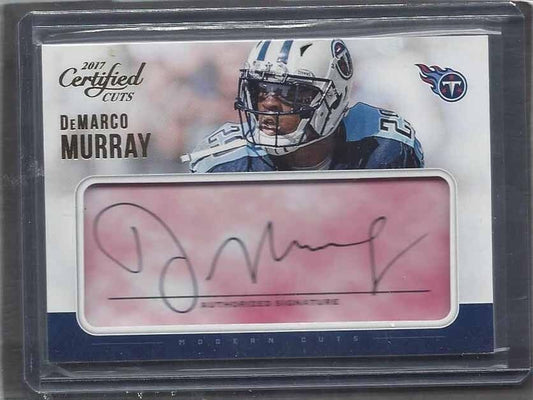 DEMARCO MURRAY 2017 CERTIFIED CUTS RED TITANS AUTO #D 2/25
