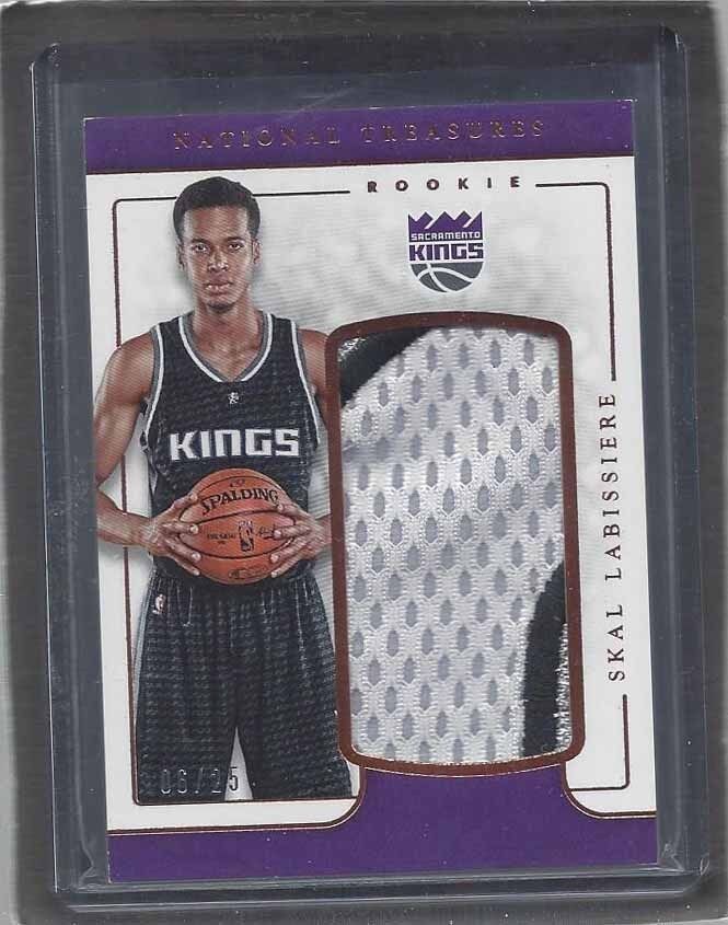 SKAL LABISSIERE 2016-17 NATIONAL TREASURES JUMBO 3 COLOR ROOKIE PATCH RC #D 6/25