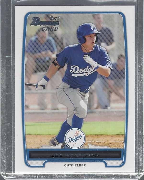 JOC PEDERSON 2012 BOWMAN PROSPECTS 1ST DODGERS PROSPECT #104