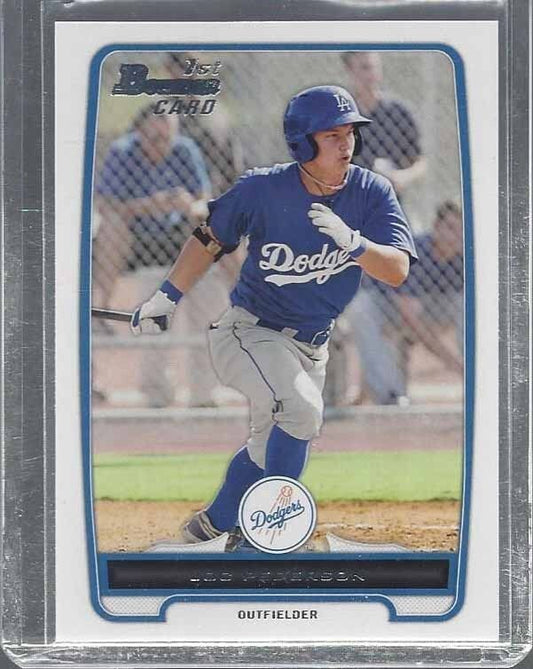 JOC PEDERSON 2012 BOWMAN PROSPECTS 1ST DODGERS PROSPECT #104