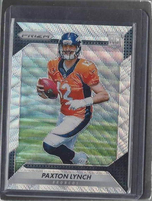 PAXTON LYNCH 2016 PANINI PRIZM BLUE WAVE PRIZMS RC #D 17/149
