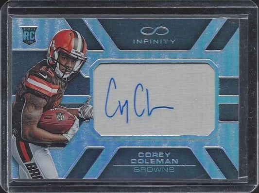 COREY COLEMAN 2016 PANINI INFINITY BROWNS ROOKIE ON CARD AUTO RC #D /288
