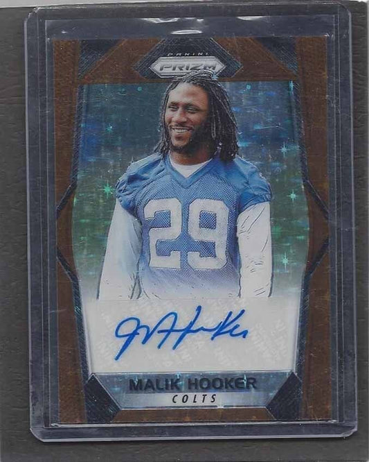MALIK HOOKER 2017 PANINI PRIZM FIRST OFF THE LINE PRIZMS ROOKIE AUTO RC SP RARE