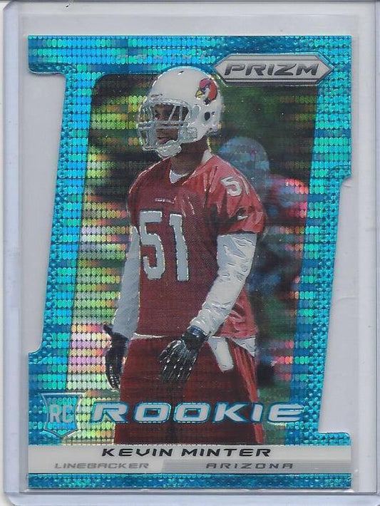 KEVIN MINTER 2013 PANINI PRIZM LIGHT BLUE PULSAR PRIZM DIE CUT RC #D 2/15