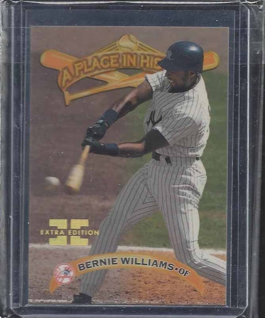 BERNIE WILLIAMS 1998 FLEER TRADITION A PLACE IN HISTORY EXTRA EDITION #D 290/500