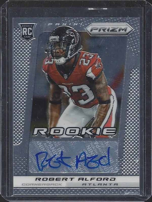 ROBERT ALFORD 2014 PANINI PRIZM FALCONS ROOKIE AUTO RC #306