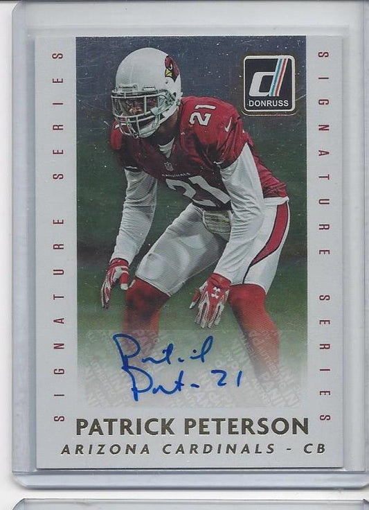 PATRICK PETERSON 2015 DONRUSS ELITE CARDINALS SP RARE AUTO