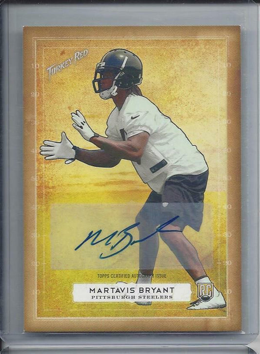 MARTAVIS BRYANT 2014 TOPPS TURKEY RED STEELERS ROOKIE AUTO RC #71