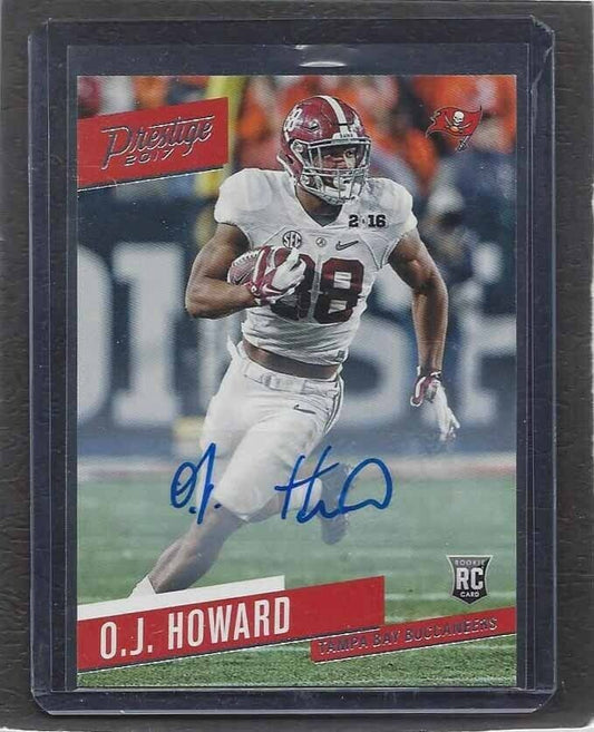 O.J. HOWARD 2017 PRESTIGE ROOKIE AUTO RC #270
