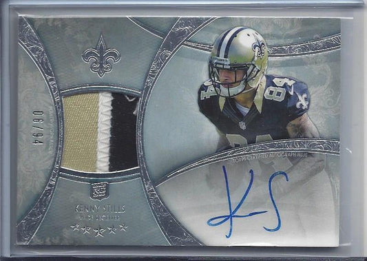 KENNY STILLS 2013 TOPPS 5 FIVE STAR RPA 3 COLOR PATCH ON CARD AUTO RC #D 6/94